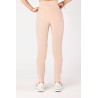 Spodnie medyczne damskie proste scrubs - Latte