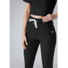 Spodnie medyczne damskie joggery scrubs - Black
