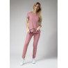 Bluza medyczna damska scrubs Slim - Blush Pink