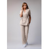 Tunika medyczna damska scrubs - Light Beige