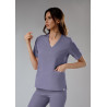 Bluza medyczna damska scrubs Basic - Lilac