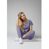 Bluza medyczna damska scrubs Slim - Lilac