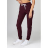 Spodnie medyczne damskie joggery scrubs - Very Cherry
