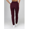 Spodnie medyczne damskie joggery scrubs - Very Cherry