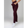 Spodnie medyczne damskie proste scrubs - Very Cherry