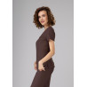 Bluza medyczna damska scrubs Slim - Hot Chocolate