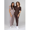 Tunika medyczna damska scrubs - Hot Chocolate